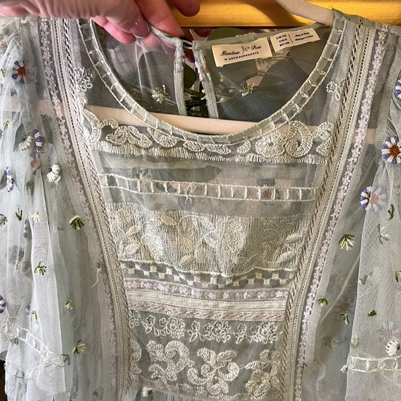 Meadow Rue Daisy by Anthropology Blouse size 6 - Picture 4 of 6
